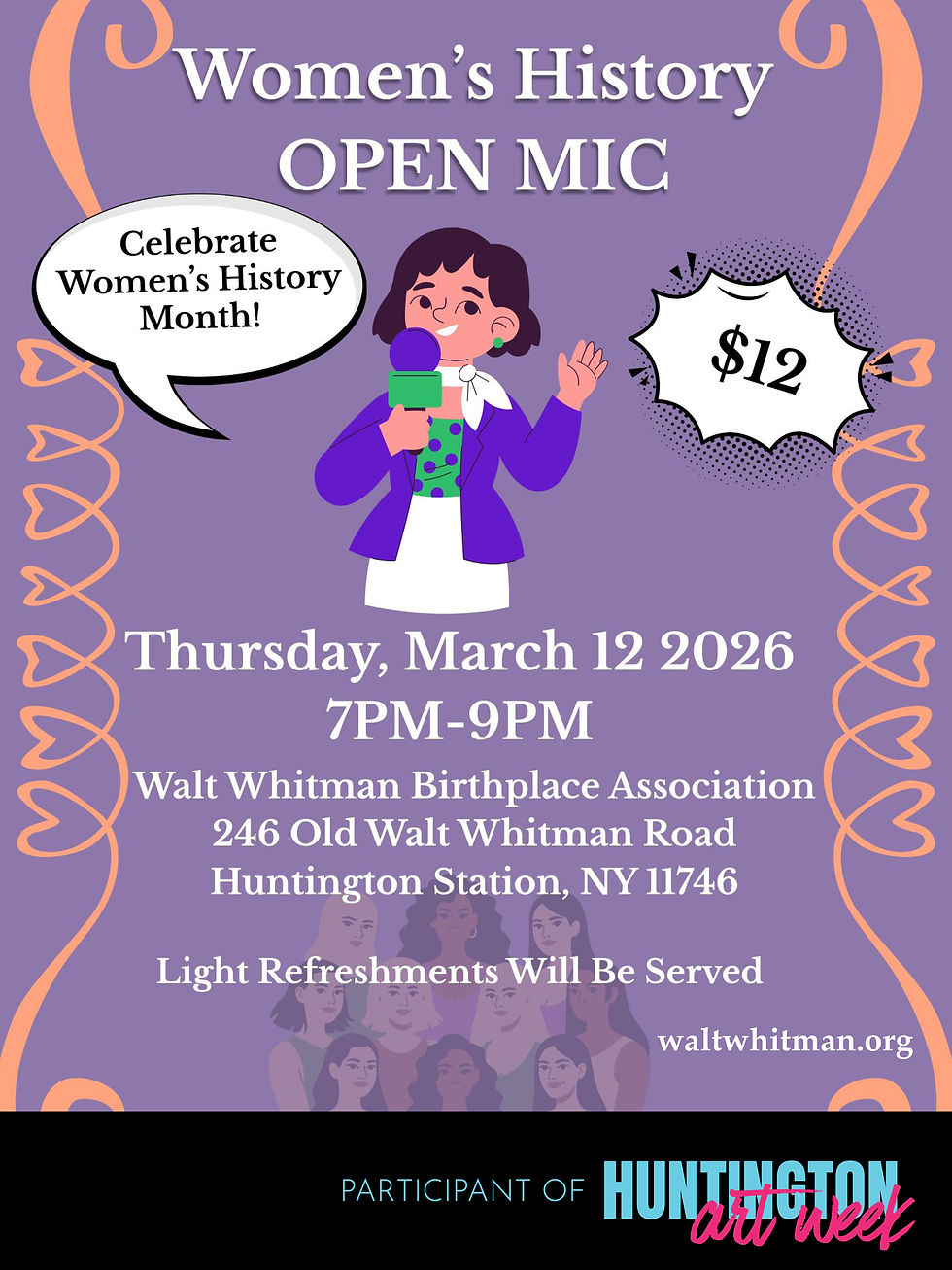 Women’s History Month Open Mic Night