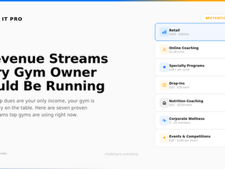7 Revenue Streams Every Gym Owner Should Be Running