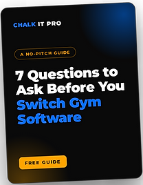 7 Questions to ask before switching gym software