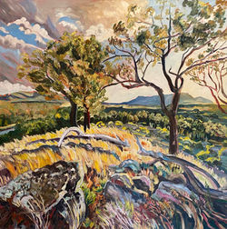 Yellow Grass on the Knoll