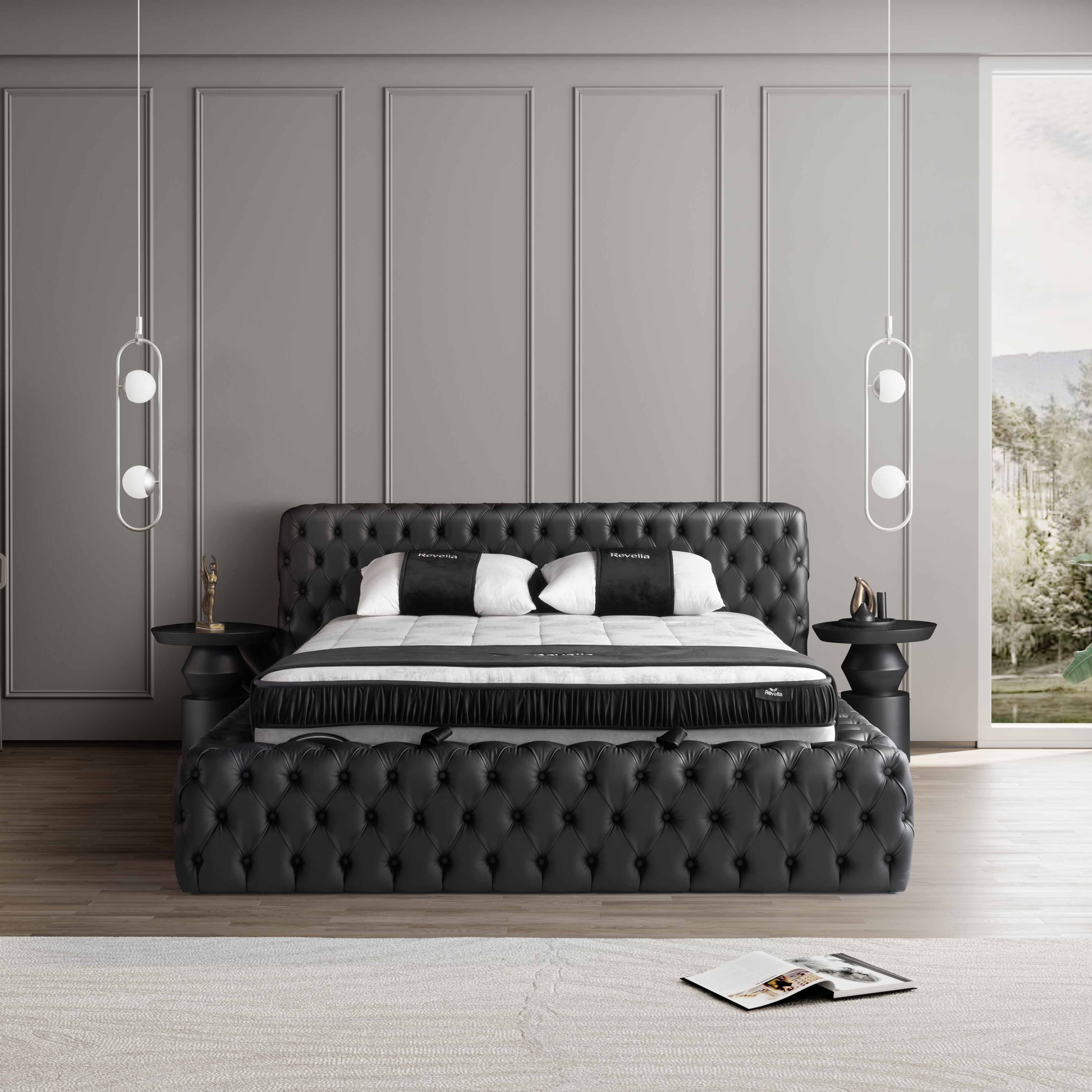 Manchester Bettgestell mit Stauraum | Revella