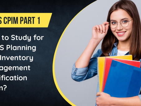 CPIM Part 1 Study Guide to Crack APICS Planning and Inventory Management - Part 1 Certification