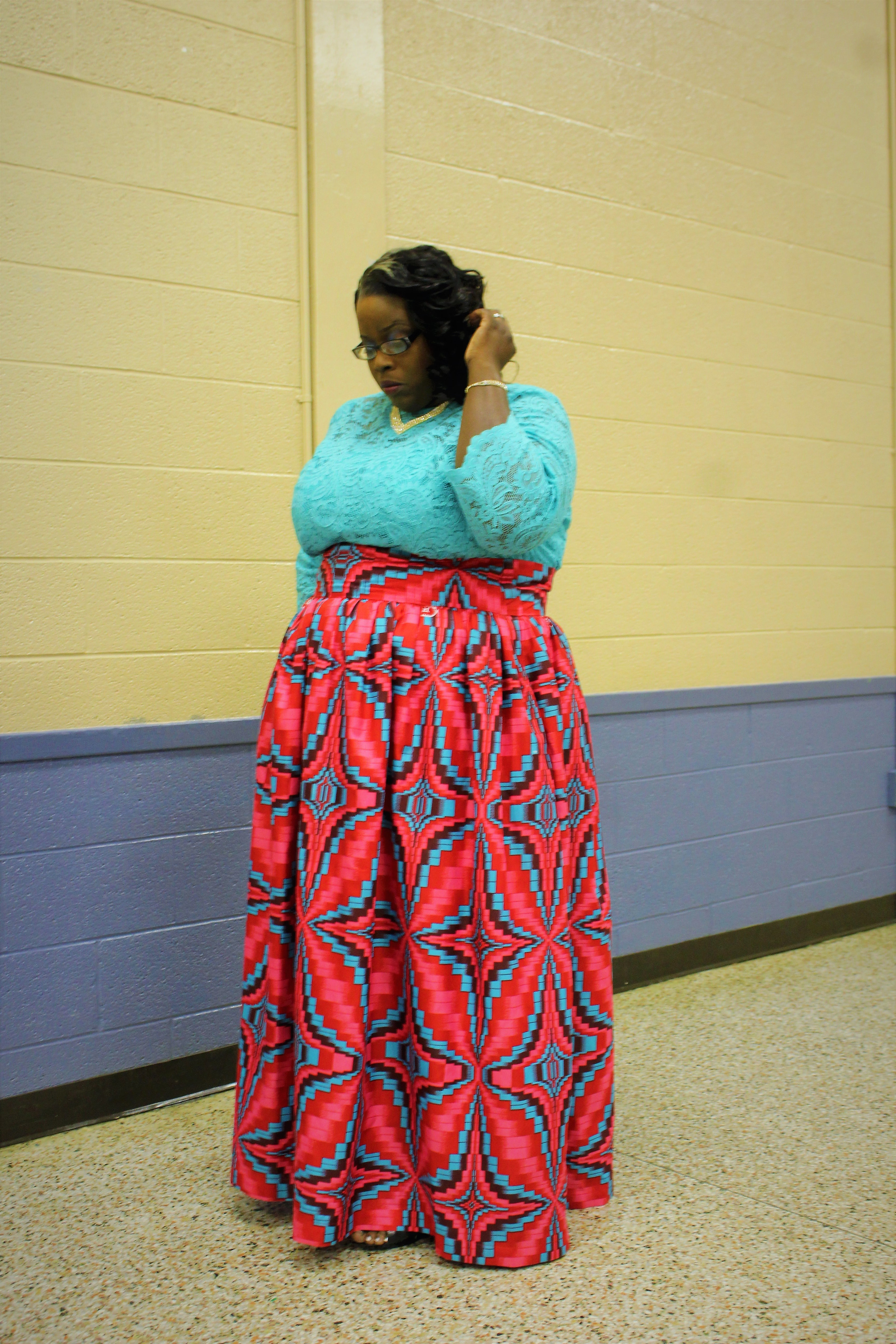 plus size ankara skirts