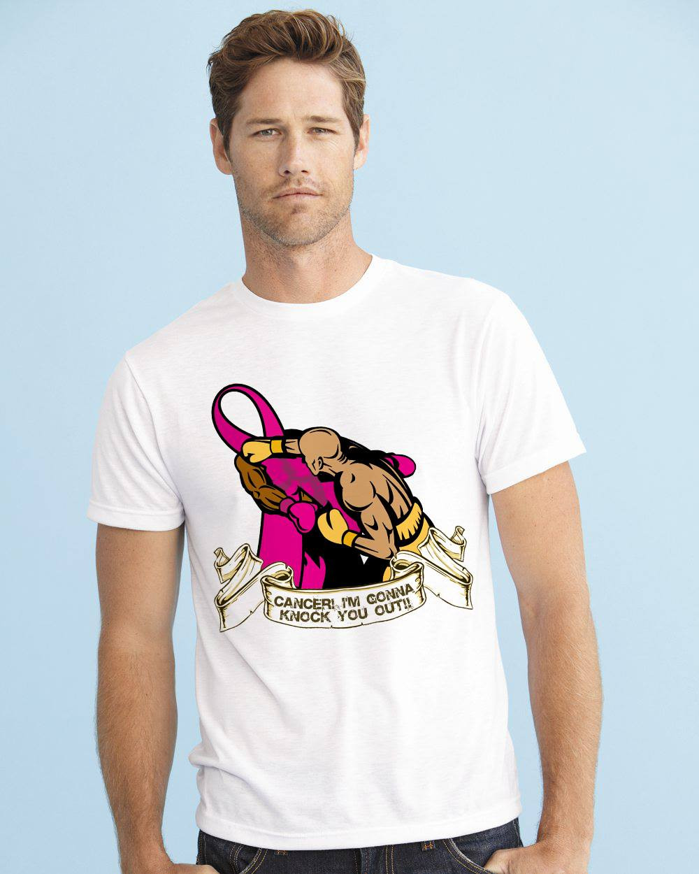 Beat Cancer T-Shirt Design