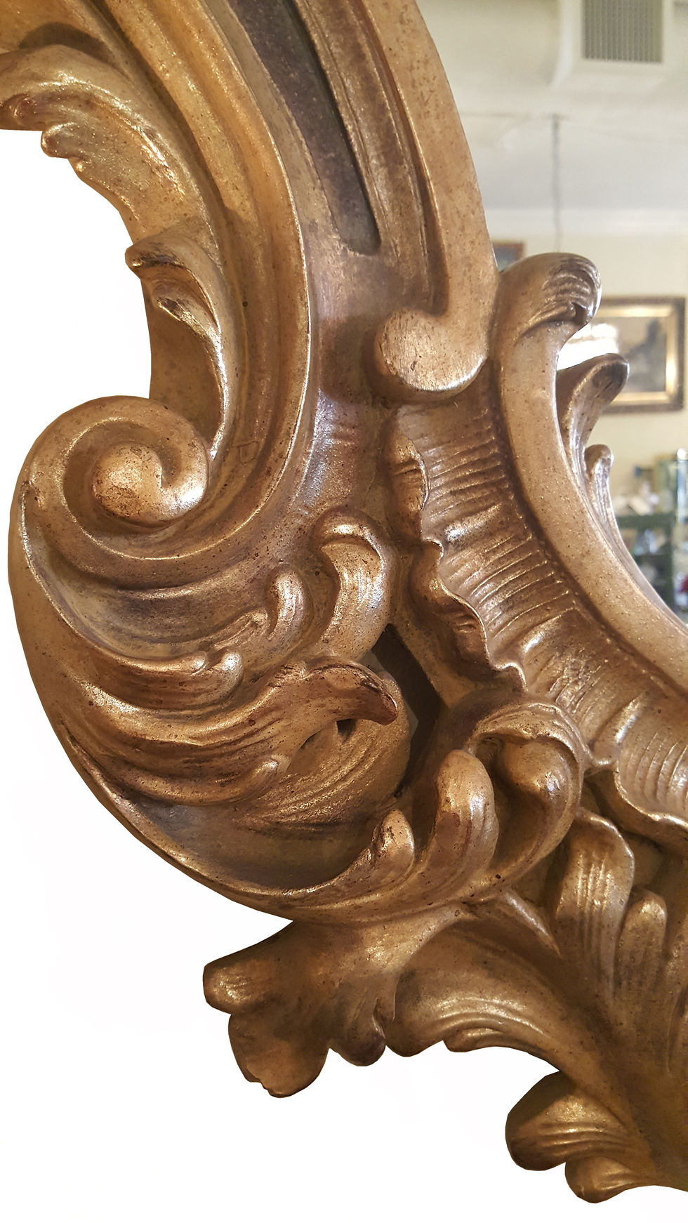 Thumbnail: large antique Italian mirror