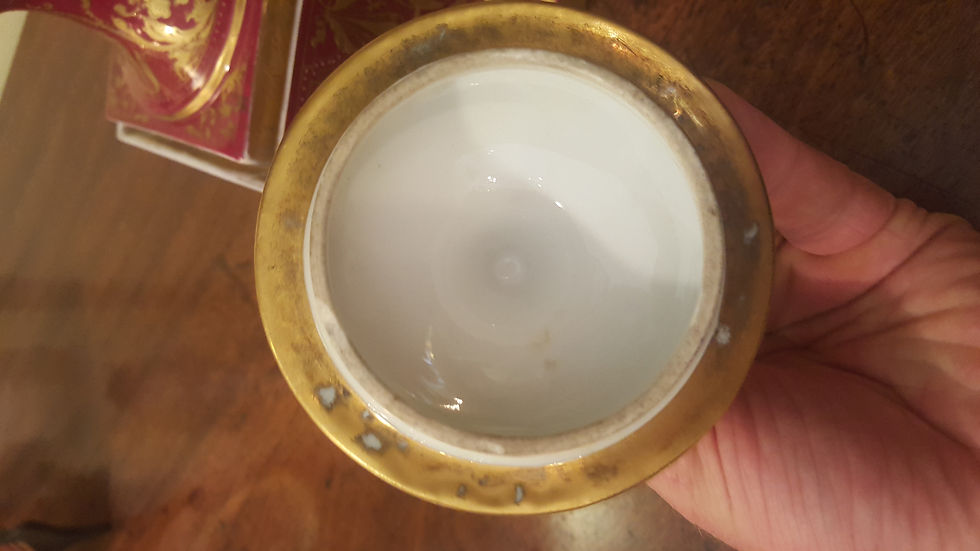 Thumbnail: Austrian antique porcelain Urn