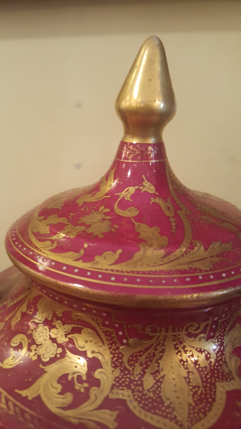 Thumbnail: Austrian antique porcelain Urn