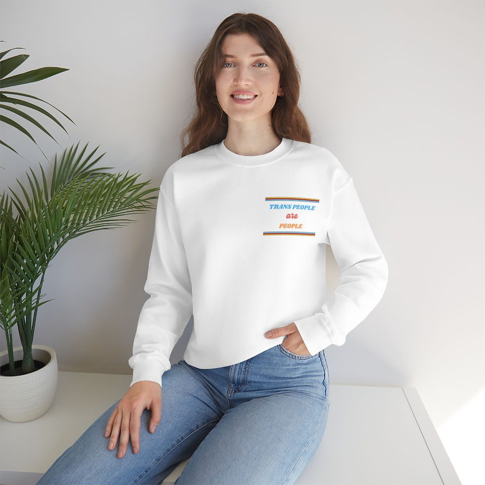 Thumbnail: "Trans People are People" Sweatshirt