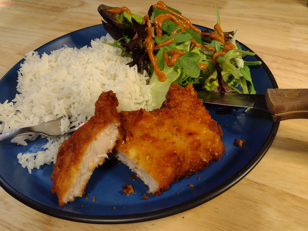 Clear & Decisive Winner Between Air Fried & Pan Fried Butter Cracker Crusted Pork Cutlet