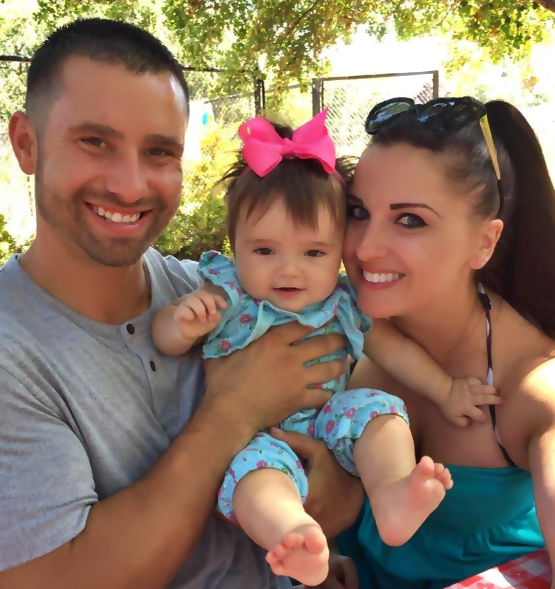 Heather's Family: Fiance John and Daughter Sophia