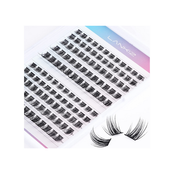 LANKIZ Lash Clusters DIY Eyelash Extensions 120 Clusters Lashes D Curl Individual Lashes E