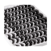 False Eyelashes 48 Pairs 6 Styles Mixed Fluffy Curled Fake Eye Lashes Bulk Wholesale Drama