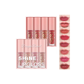 YIBABY 8 Colors Lip Gloss Set ,Pink Lip Gloss Non-sticky High Shine Gloss for Fuller Looki