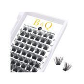 DIY Eyelash Extensions 72 Clusters Lashes C D Curl B&Q LASH Mega Volume Individual Eyelash