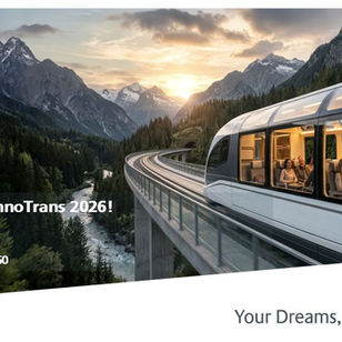 Better Connectivity Starts with the Train Window: Meet Us at InnoTrans 2026