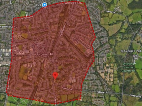 New Police Powers In Place For Burgess Hill Protests