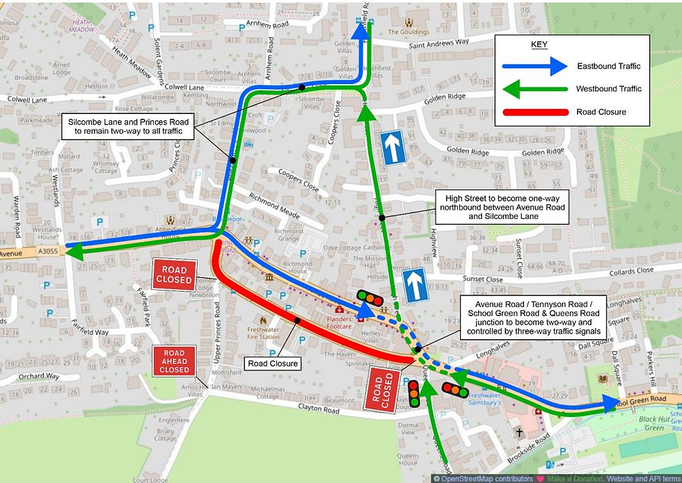 Freshwater Road To Close For Improvement Work