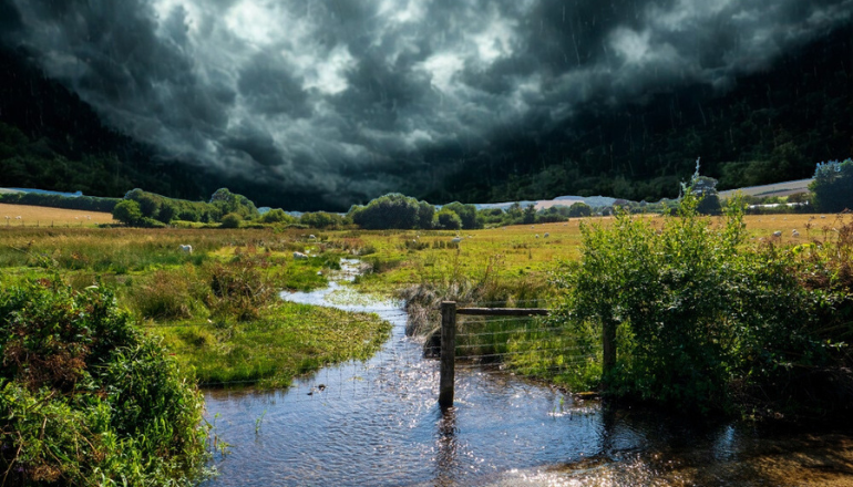 Isle Of Wight Flood Alert Issued For Lukely Brook As Downpour Continues