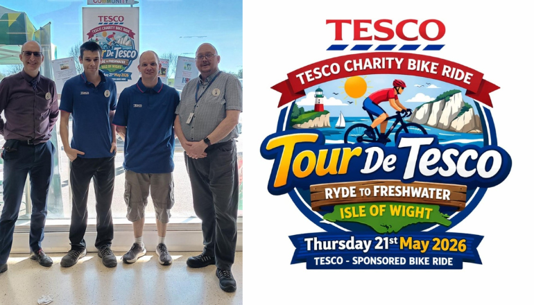 Tesco Colleagues To Cycle Across Isle Of Wight In Major Charity Fundraiser