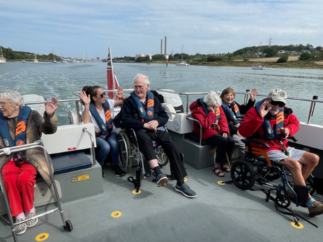 Cowes Residential Home Sailing Trip Brings Joy To Residents