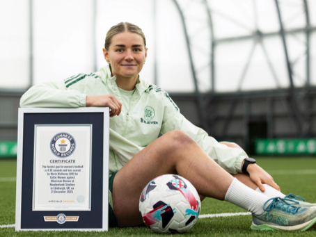 Celtic Star Maria McAneny Awarded World Record For Fastest Goal