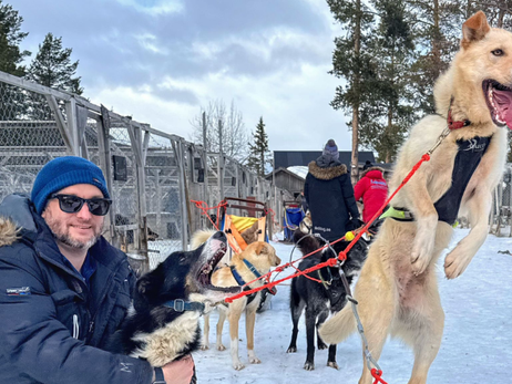 More Than £56,000 Raised For Mountbatten After Epic Lapland Husky Challenge