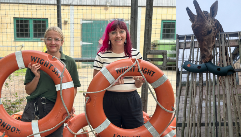 Retired Ferry Life Rings Given New Life At Zoo