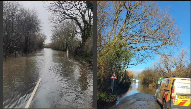 More Than 120 Flooding Calls Logged As Roads Close Across The Isle Of Wight
