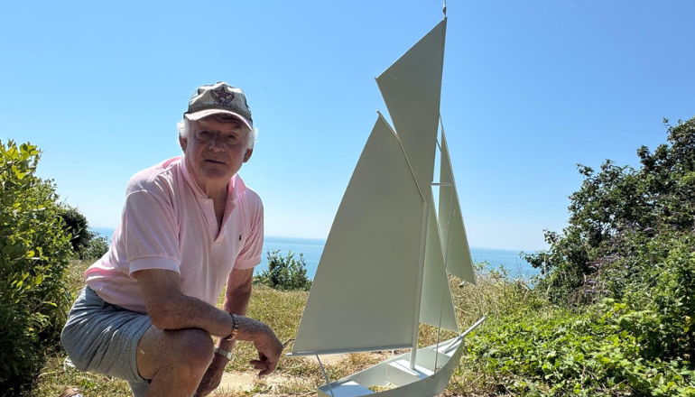 Tally Ho Inspired Sculpture Installed In St Lawrence Ahead Of Round The Island Race