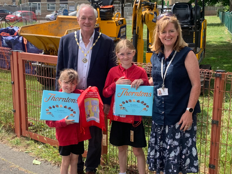 Broadlea Pupils Help Launch Play Park Improvements In Lake