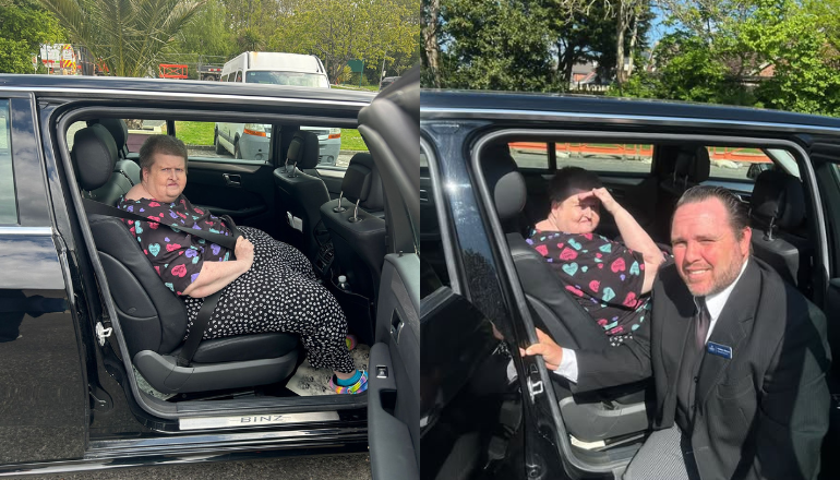 Dream Day For Care Home Resident With Special Island Limousine Trip