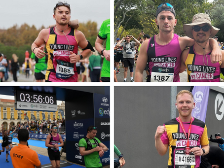 Four Friends From Shanklin In London Marathon Mission For Young Lives Vs Cancer