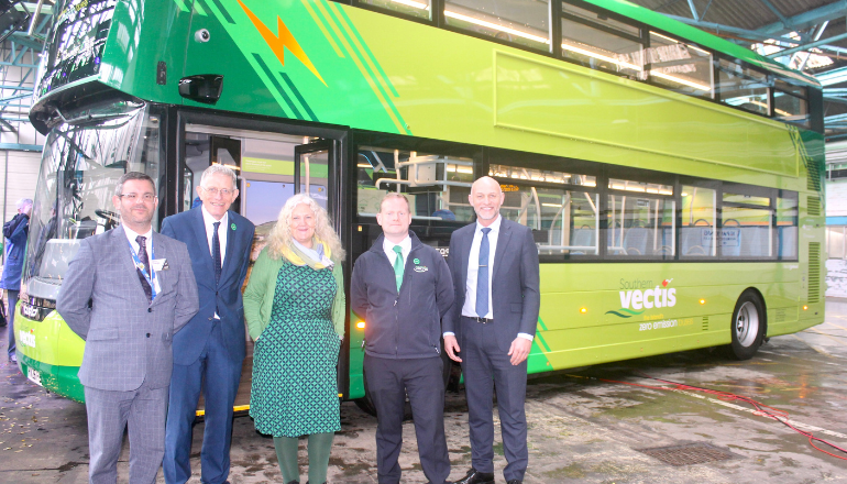 Isle Of Wight Unveils New Electric Bus Fleet