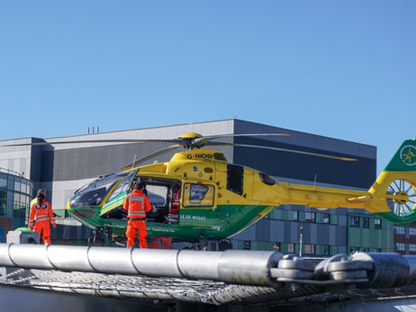 Air Ambulance Airlifts Patient To Hospital Following Sandown Seafront Emergency
