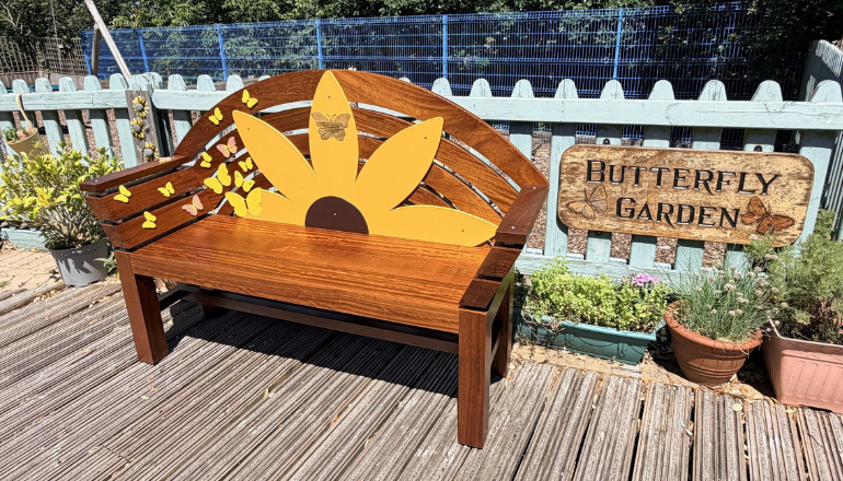 Beautiful Memorial Bench Unveiled At Mountbatten In Memory Of Young Isle Of Wight Girl