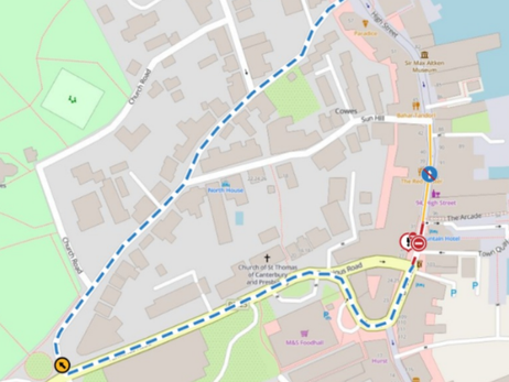 Emergency Road Closure Introduced In Cowes Town Centre
