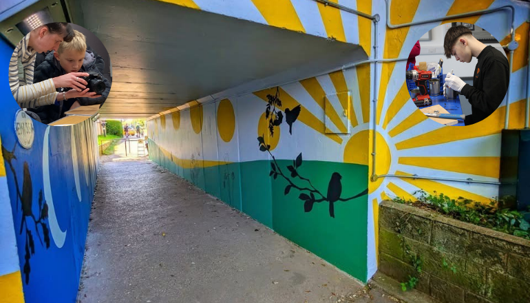 Youth-Led Art Projects Transform Sandown Station As Exhibition Opens At Quay Arts