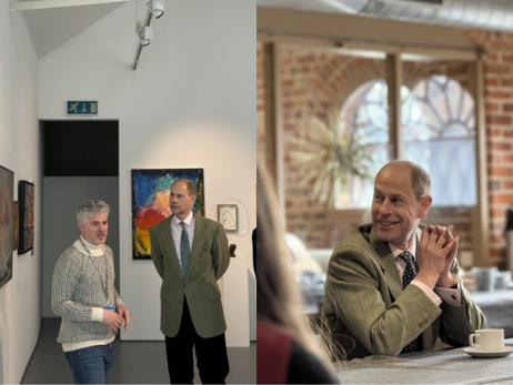 Duke Of Edinburgh Visits Isle Of Wight To Celebrate Creative Community
