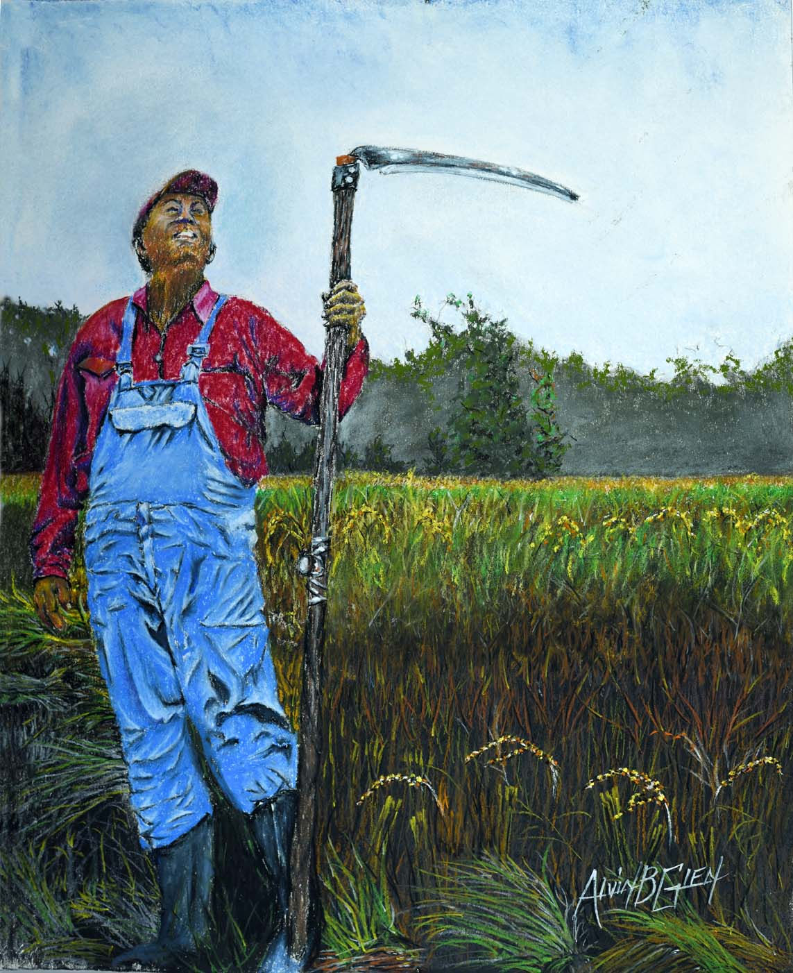 Man with Scythe