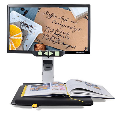 Videomatic frontal mit Buch