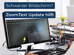 Zeigt ZoomText auf einem Monitor