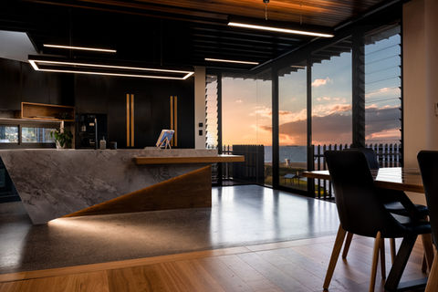 great interior design of kitchen and dining room