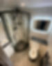 Compact bathroom with modern elements