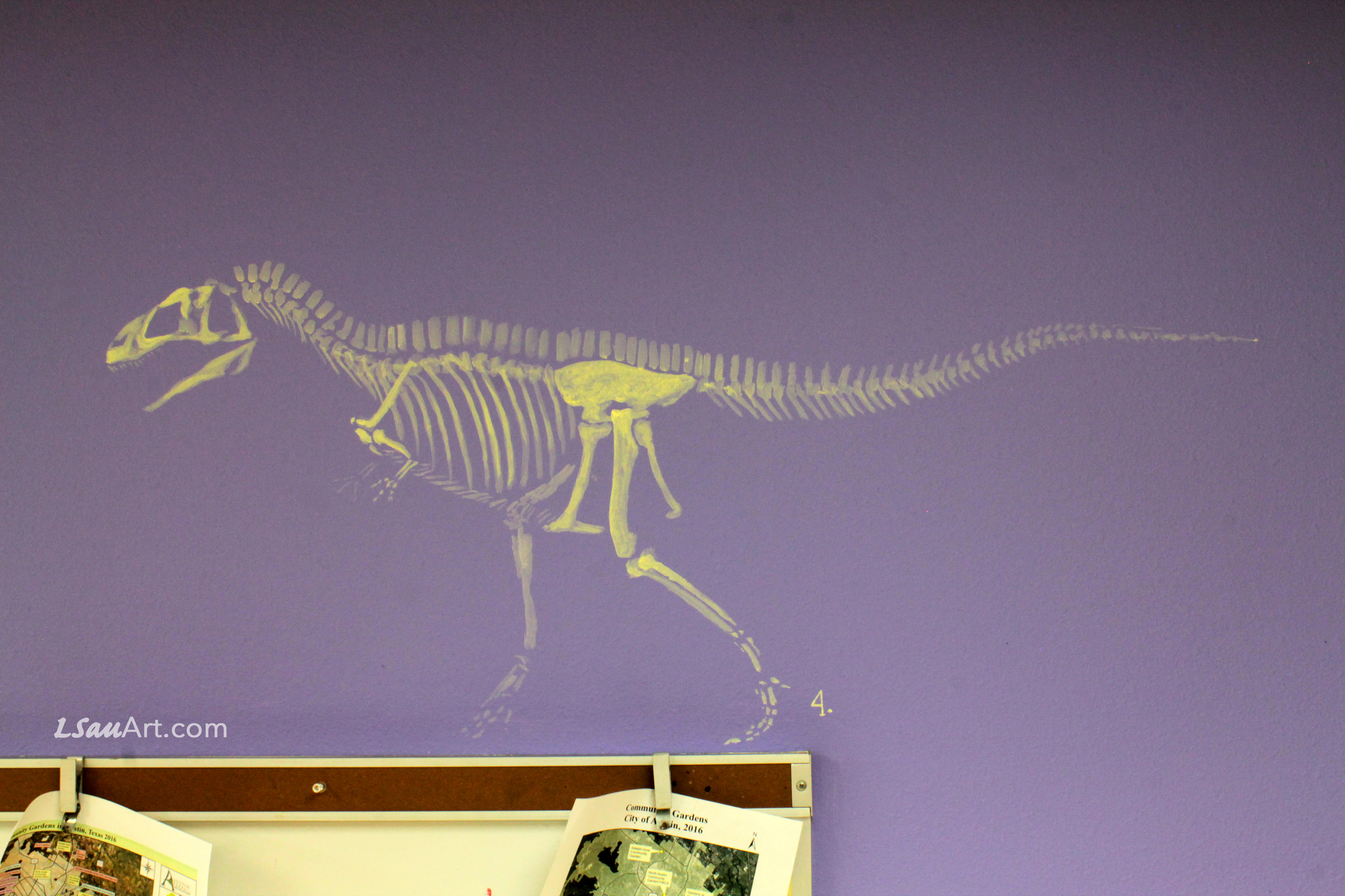 Detail: Acrocanthosaurus Fossil