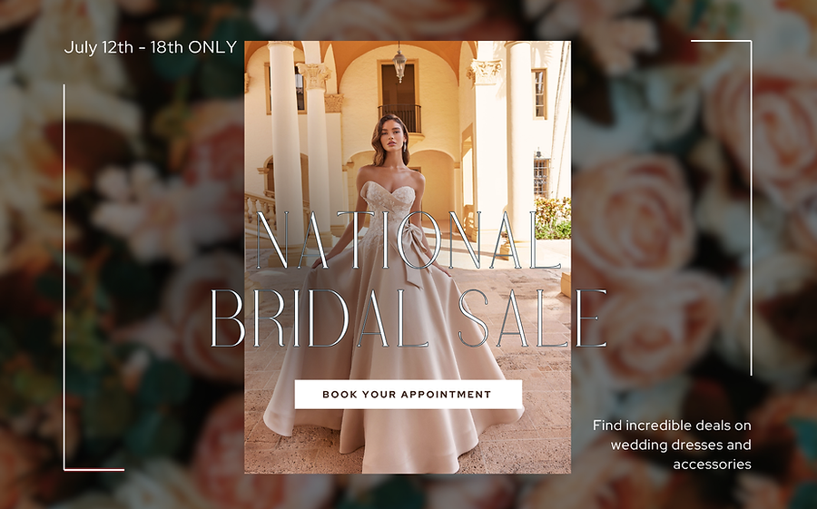 National Bridal Sale for Plus Size Brides