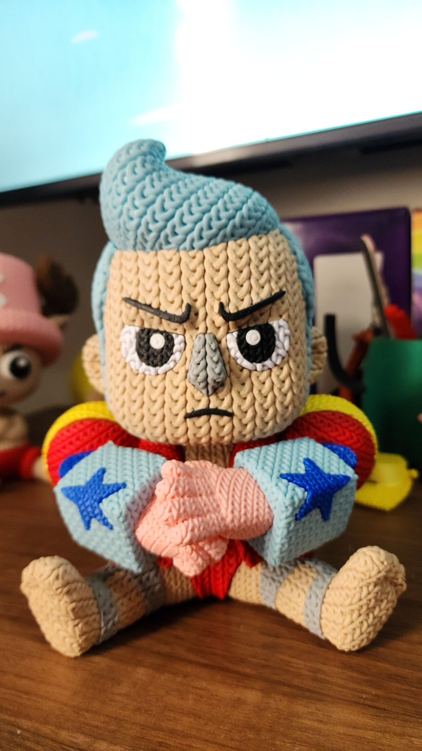 Franky, One Piece - Estilo Crochê