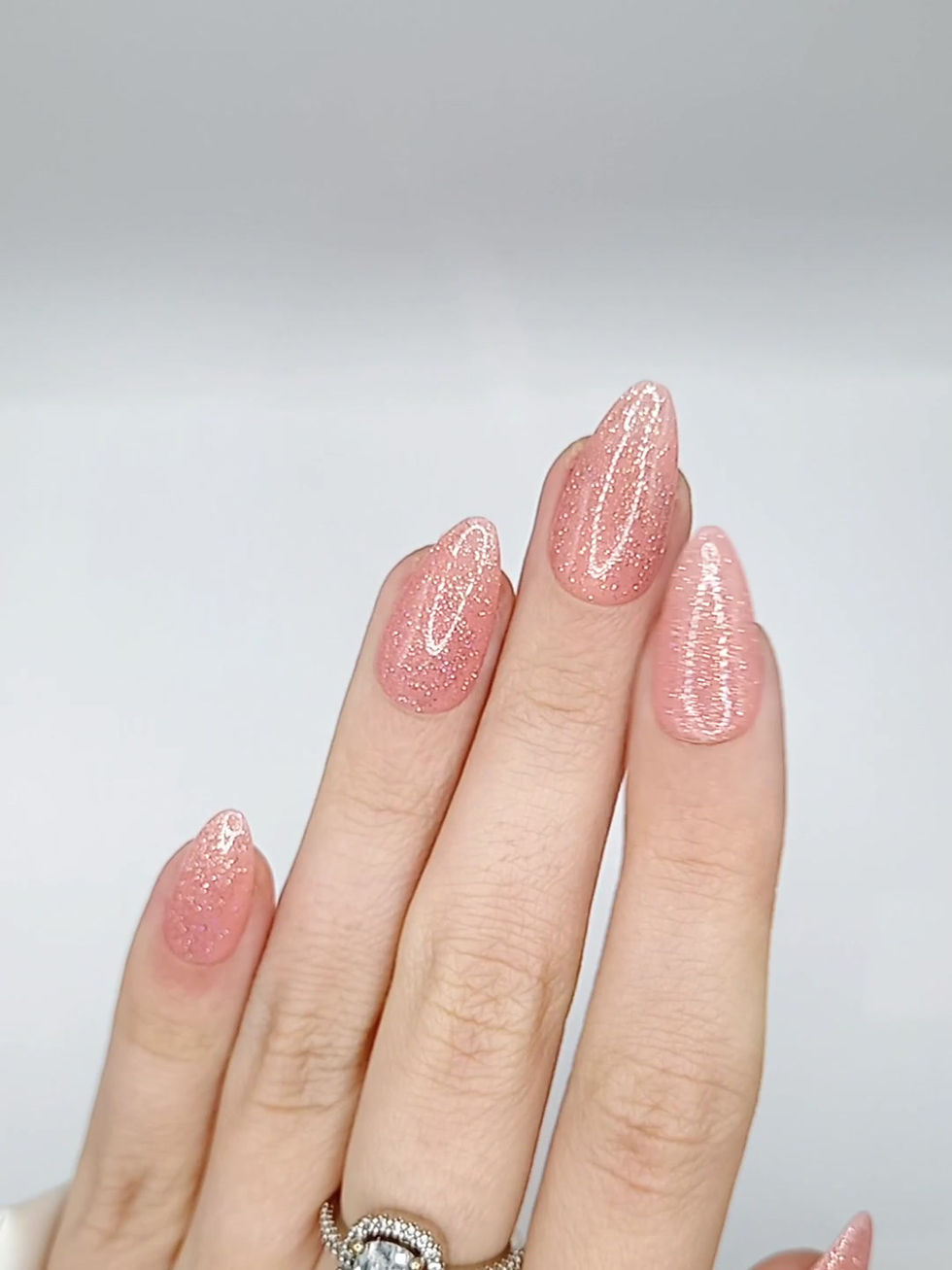 Thumbnail: B-31 - S Stiletto - Nude glitter - Basics