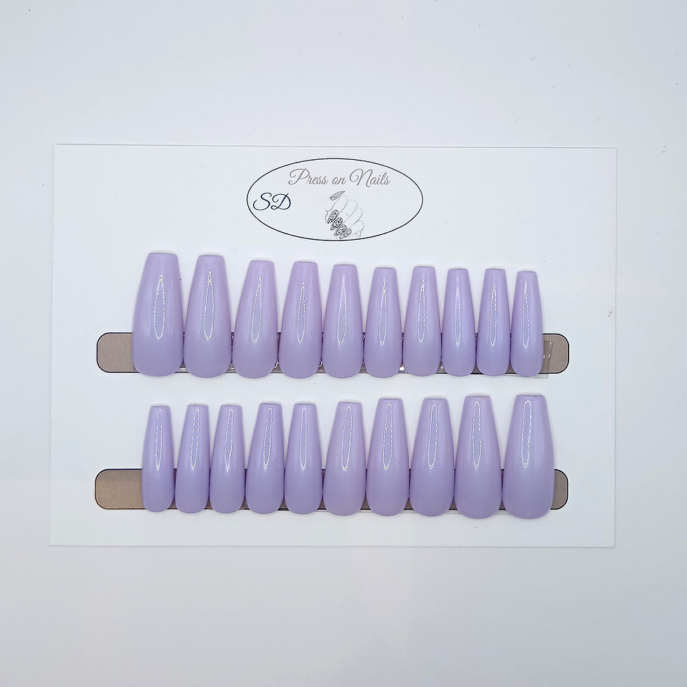 Thumbnail: B-118 - XL Tapered Coffin - Lilla - Basics