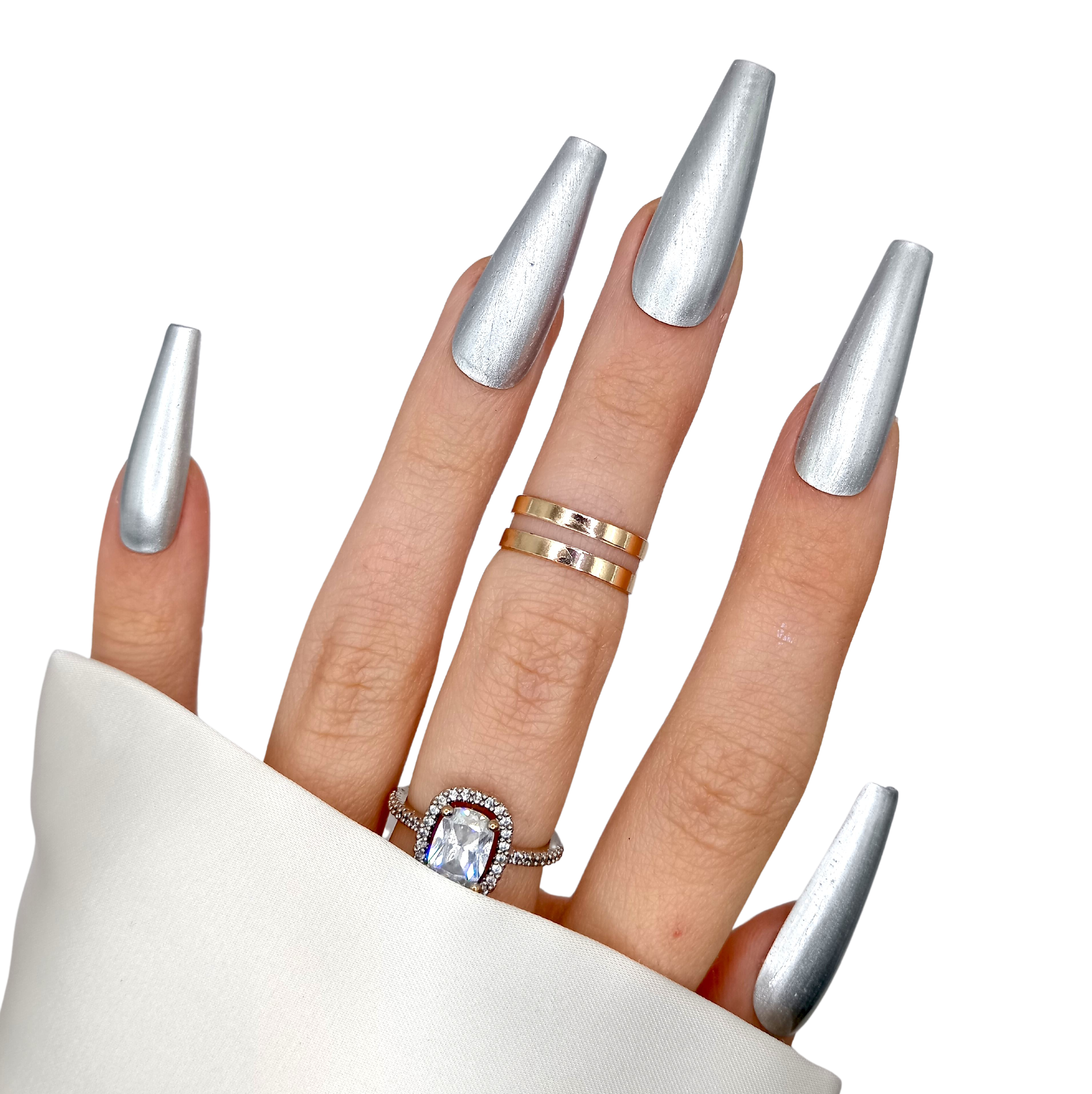 B-98 - XL Coffin - zilver metallic - Basics