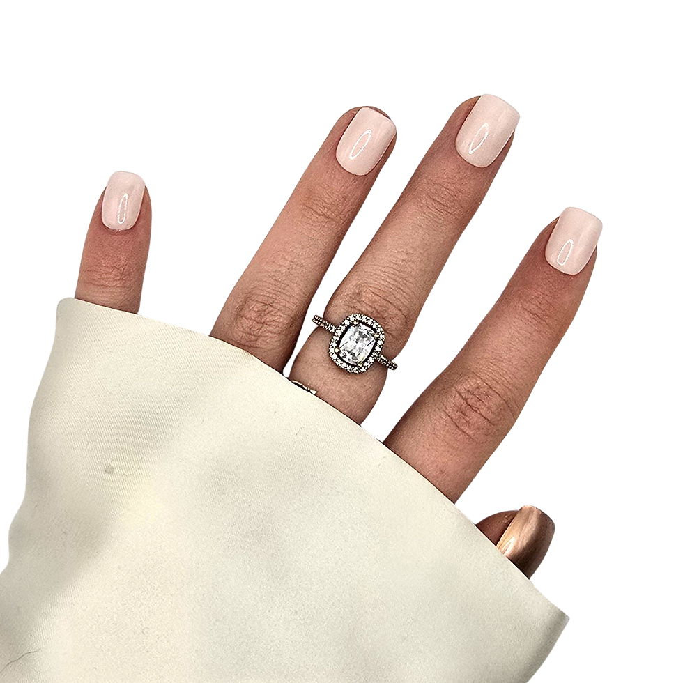 Thumbnail: B-244 -  Kort Recht - Nude Rose Gold - Basics